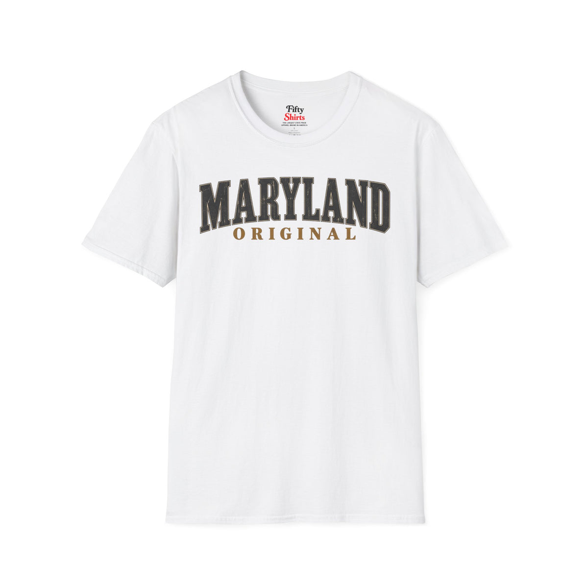Maryland Original Unisex Softstyle T Shirt State Name Graphic Tee