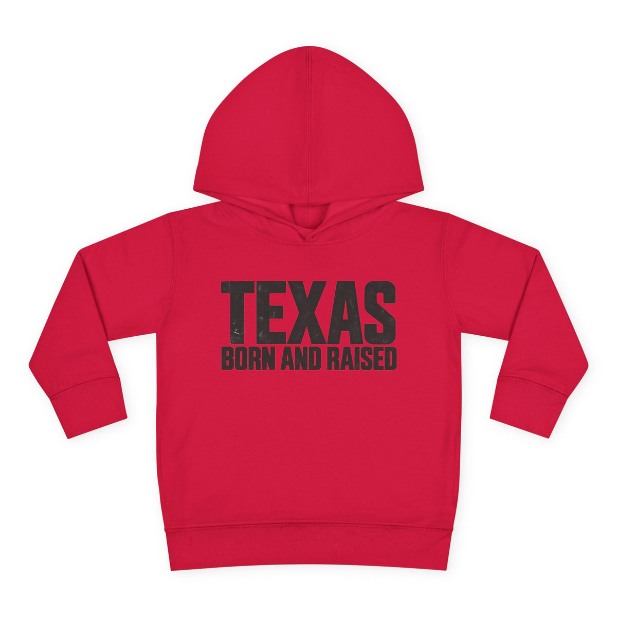 Texas Born and Raised Modern Minimal Unisex Toddler Pullover Fleece Hoodie
