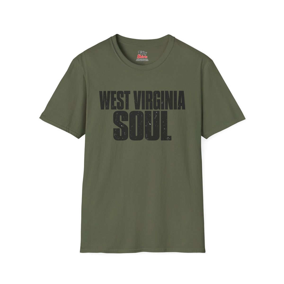 West Virginia Soul Unisex Softstyle T Shirt State Name Graphic Tee