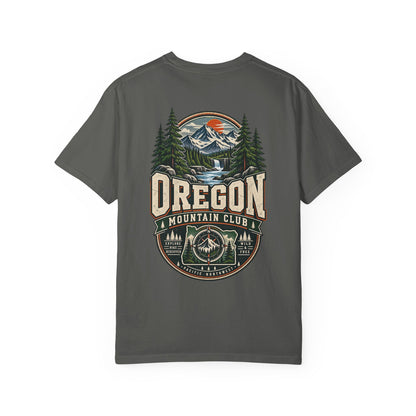 Oregon Mountain Club Unisex Comfort Color 1717 Streetwear Graphic Tee