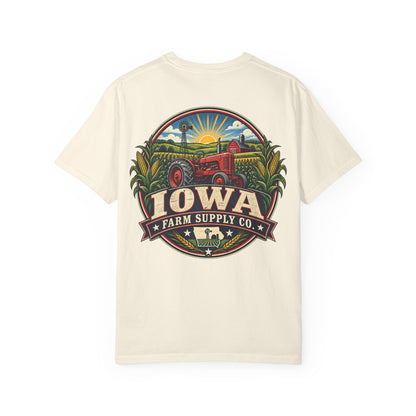 Iowa Farm Supply Co Unisex Comfort Color 1717 Streetwear Graphic Tee