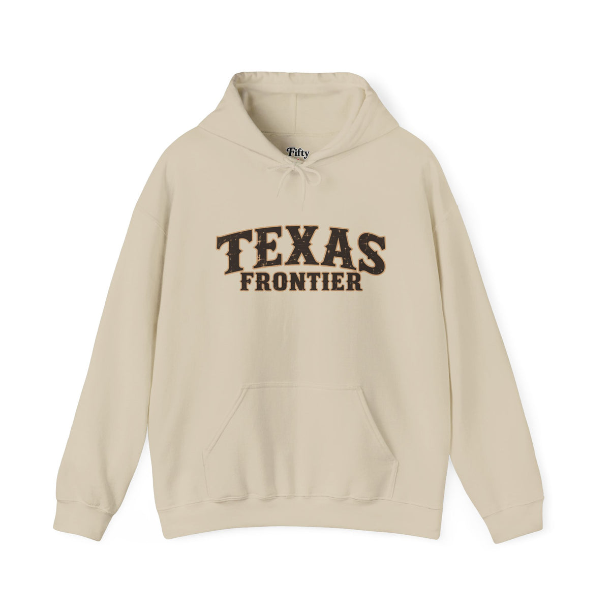 Texas Frontier Unisex Hoodie State Name Graphic
