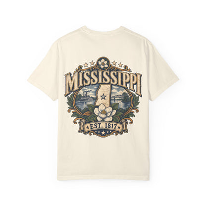 Mississippi Established 1817 Unisex Comfort Color 1717 Streetwear Graphic Tee