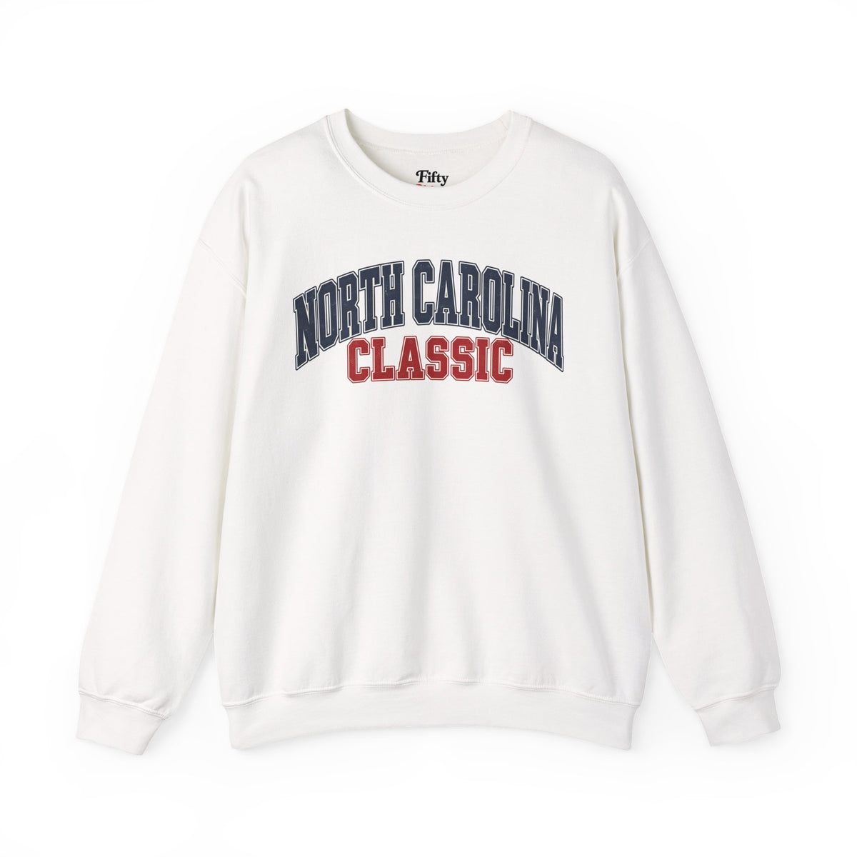 North Carolina Classic Unisex Crewneck Sweatshirt State Name Graphic