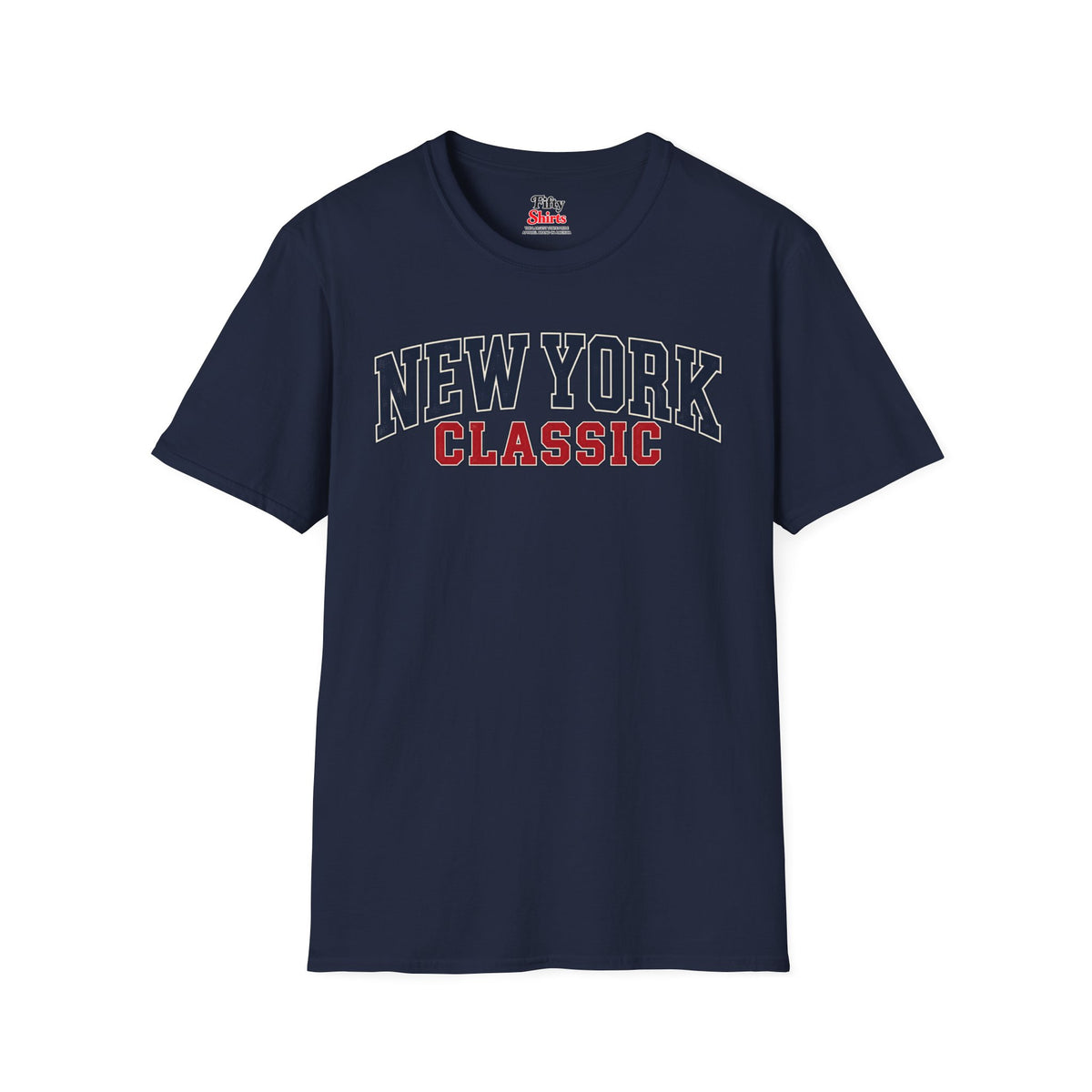 New York Classic Unisex Softstyle T Shirt State Name Graphic Tee