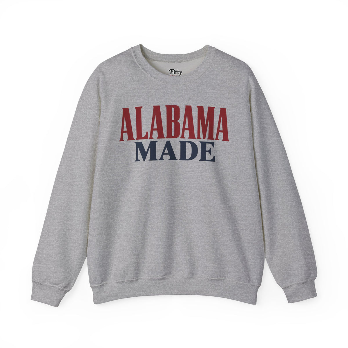 Alabama Made Unisex Crewneck Sweatshirt State Name Graphic