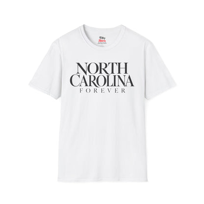 North Carolina Forever Unisex Softstyle T Shirt State Name Graphic Tee