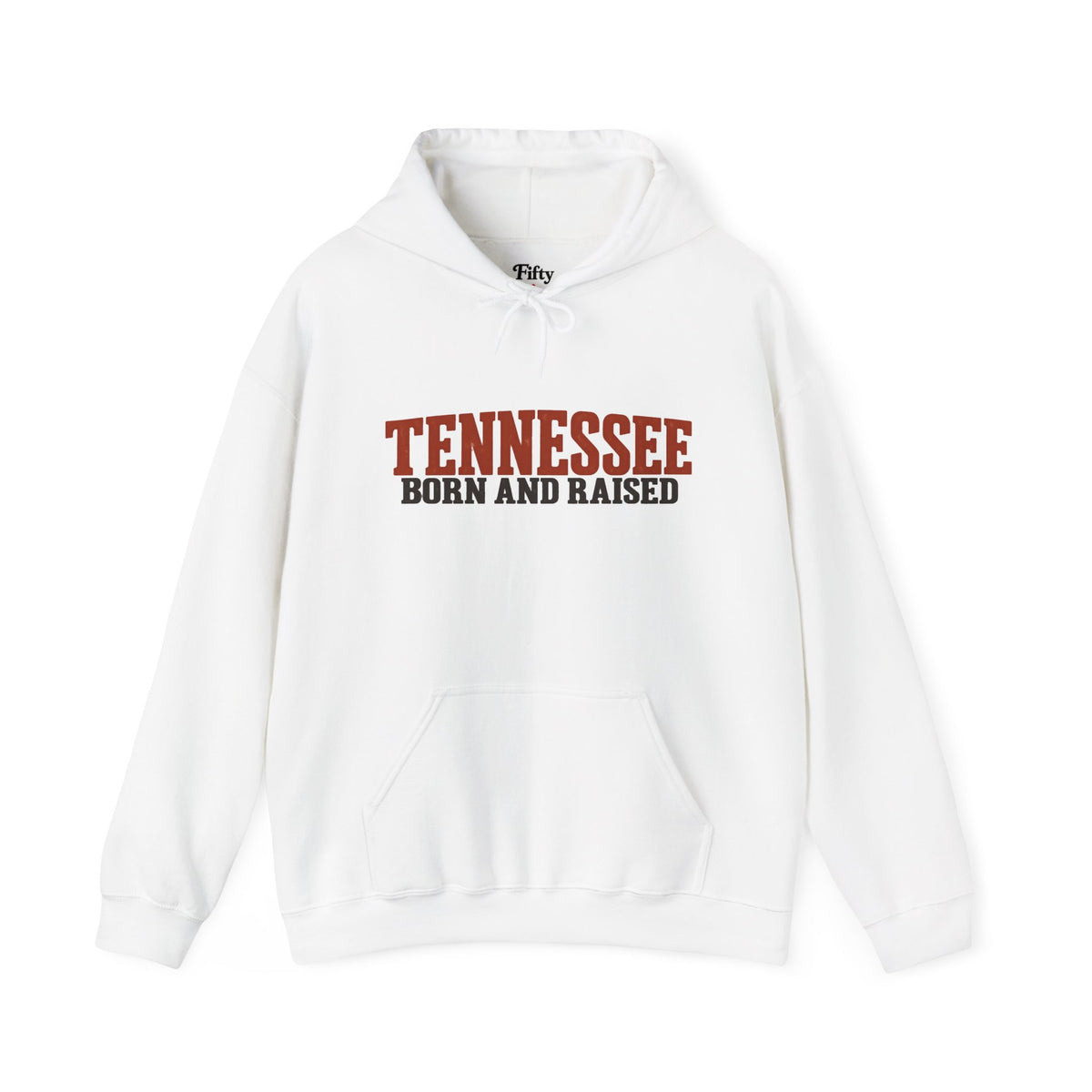 Tennessee Born and Raised Vintage Country Style Unisex Hoodie Graphic