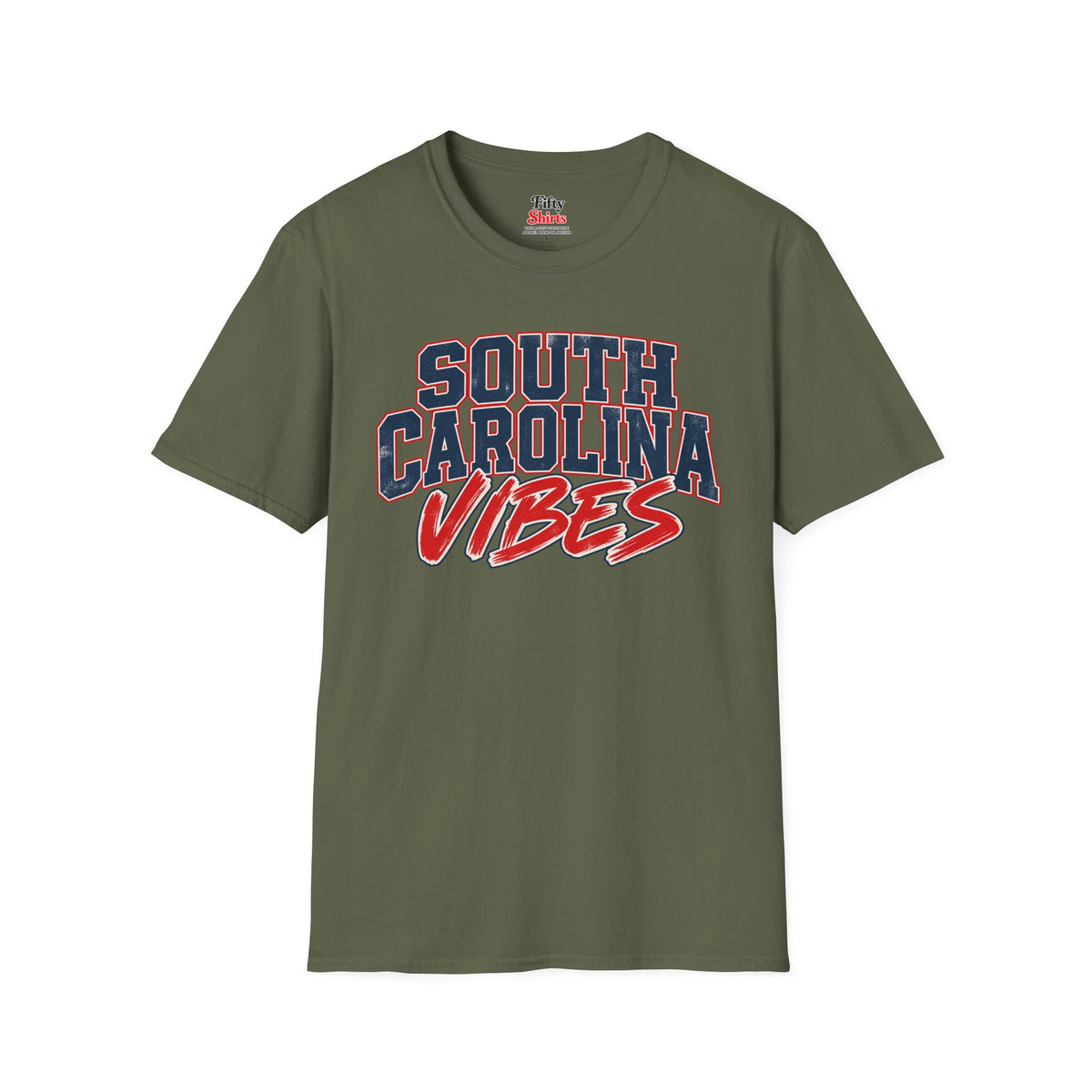 South Carolina Vibes Unisex Softstyle T Shirt State Name Graphic Tee