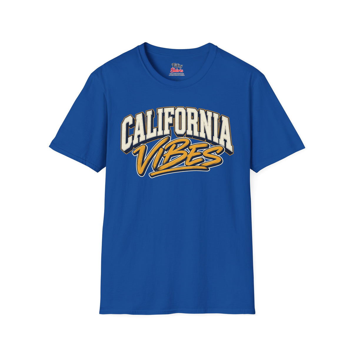 California Vibes Unisex Softstyle T Shirt State Name Graphic Tee