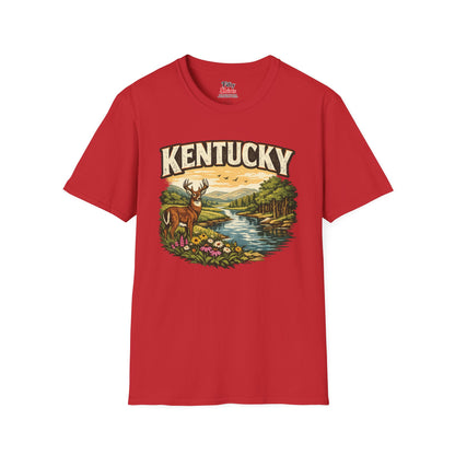 Kentucky Wildlife Unisex Softstyle T Shirt State Pride Graphic Tee Collections FS03