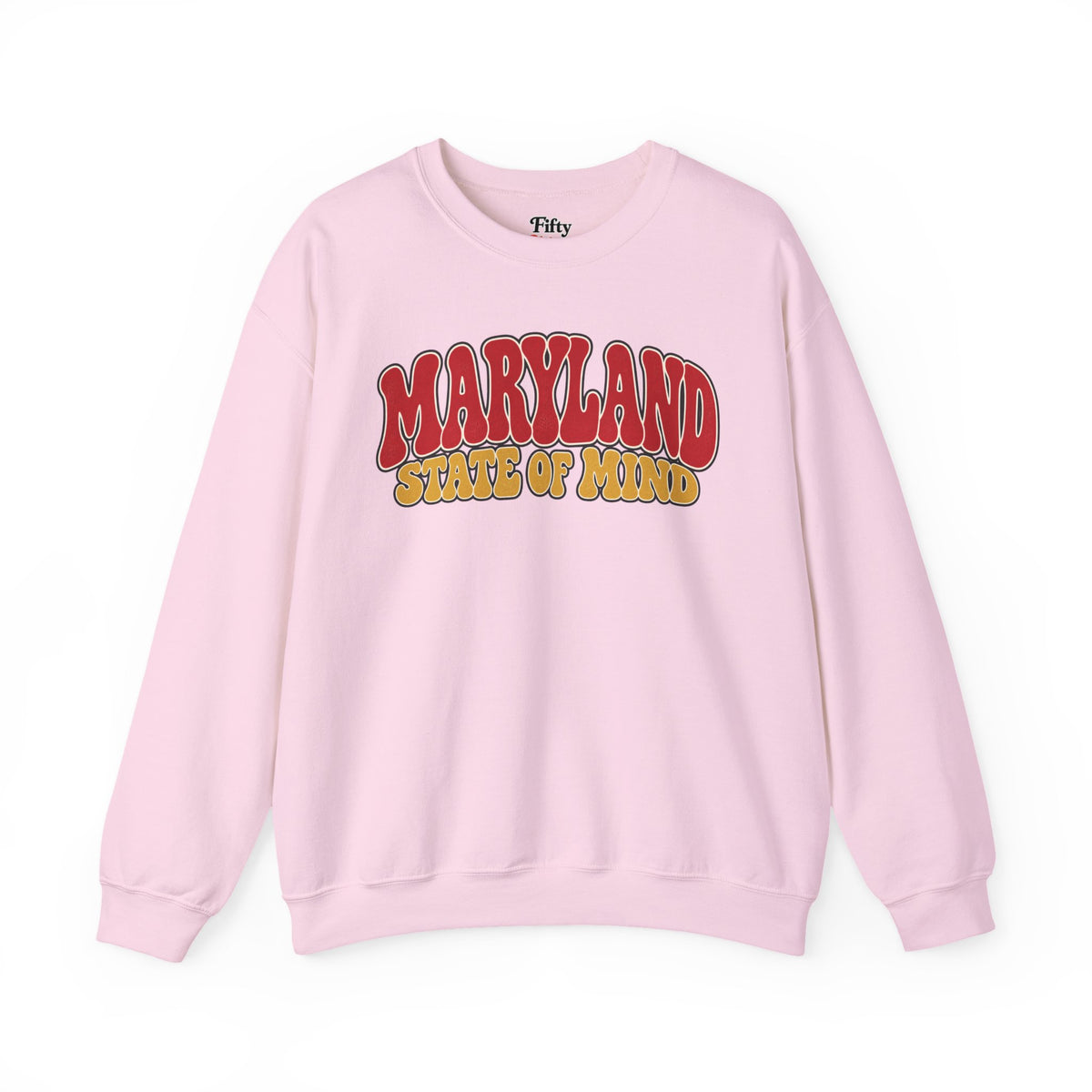 Maryland State of Mind Unisex Crewneck Sweatshirt State Name Graphic
