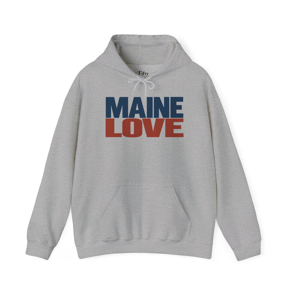 Maine Love Unisex Hoodie State Name Graphic