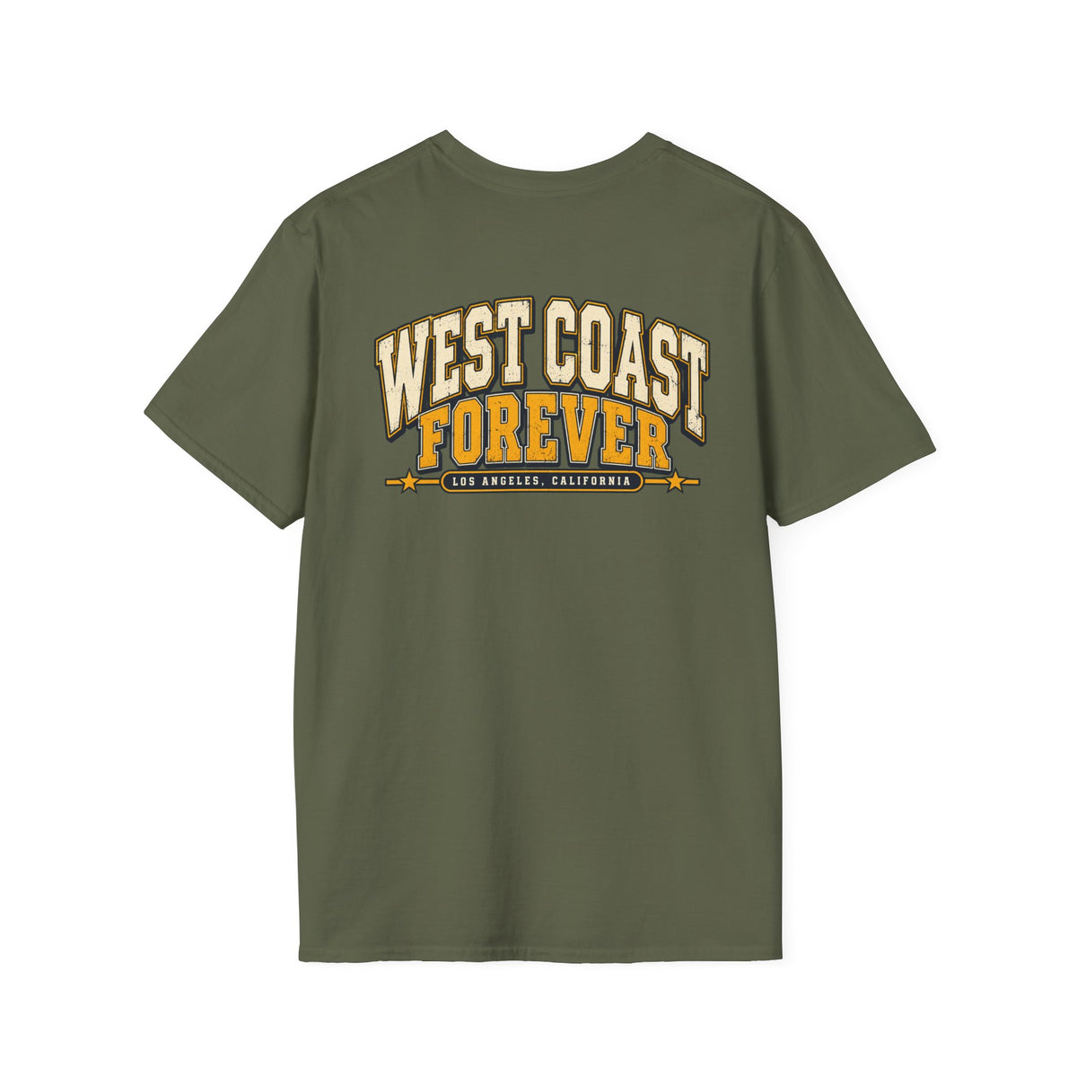 West Coast Forever Los Angeles Unisex Softstyle Graphic Tee