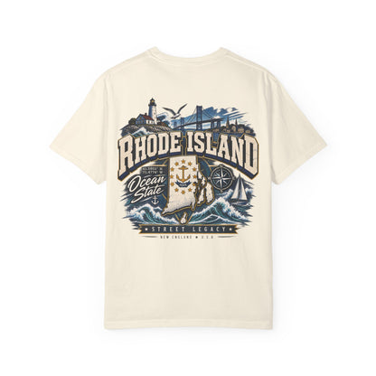 Rhode Island Street Legacy Unisex Comfort Color 1717 Streetwear Graphic Tee