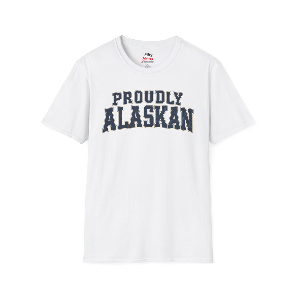 Proudly Alaskan Alaska Unisex Softstyle T Shirt State Name Graphic Tee