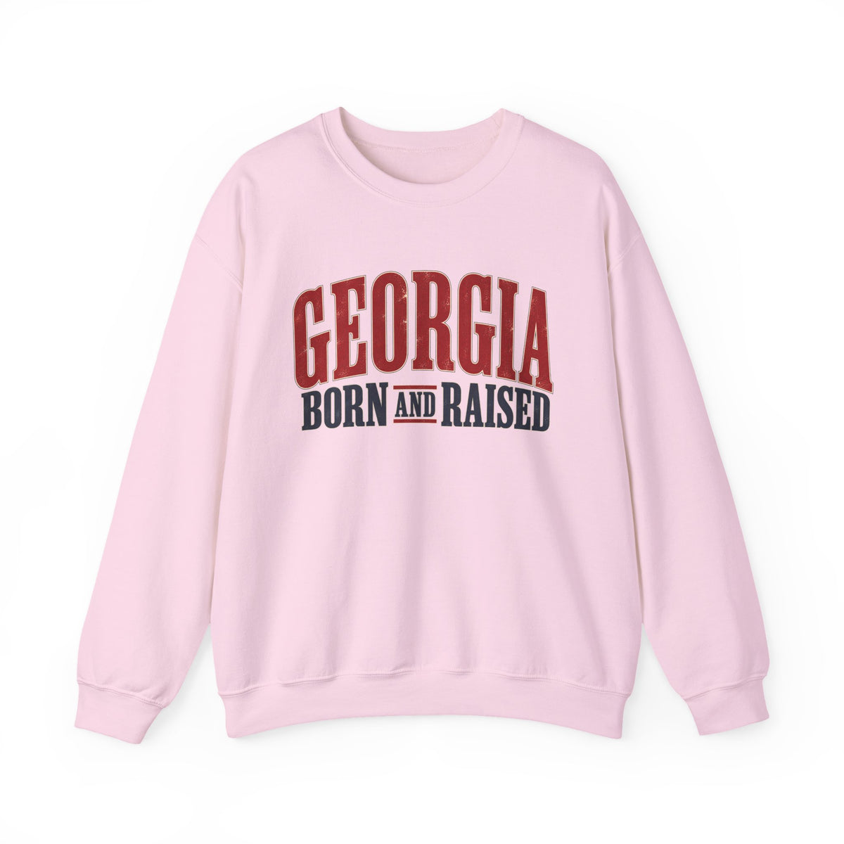 Georgia Born and Raised Southern Heritage Unisex Sweatshirt Graphic