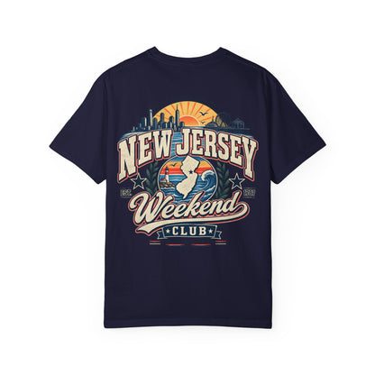 New Jersey Weekend Club Unisex Comfort Color 1717 Streetwear Graphic Tee