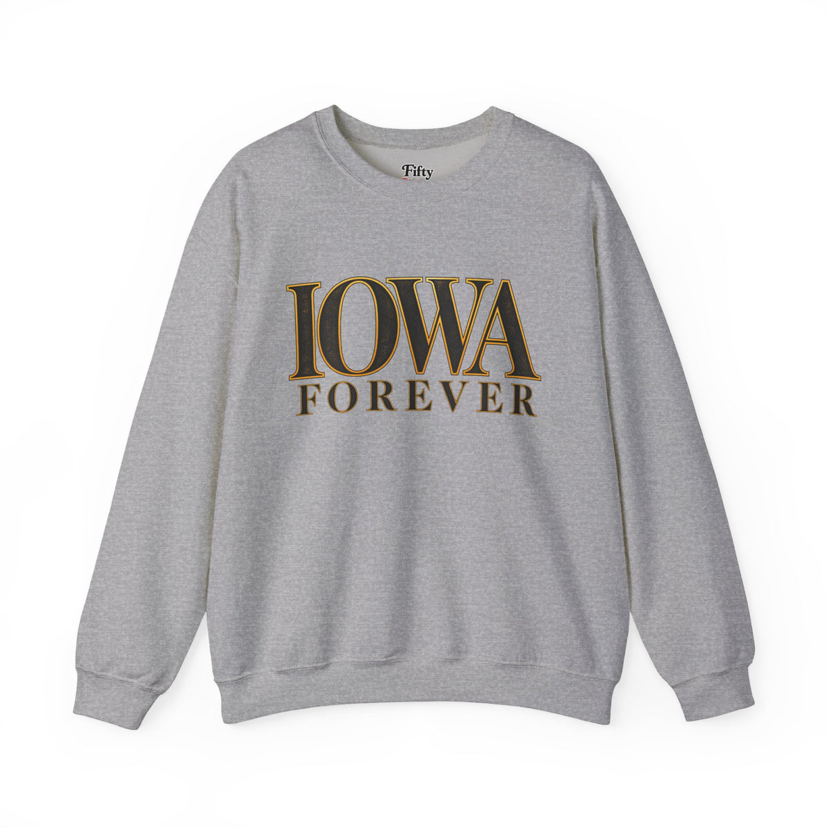 Iowa Forever Unisex Crewneck Sweatshirt State Name Graphic