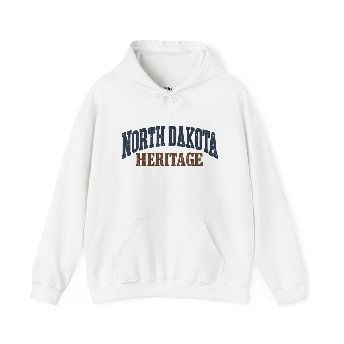 North Dakota Heritage Unisex Hoodie State Name Graphic