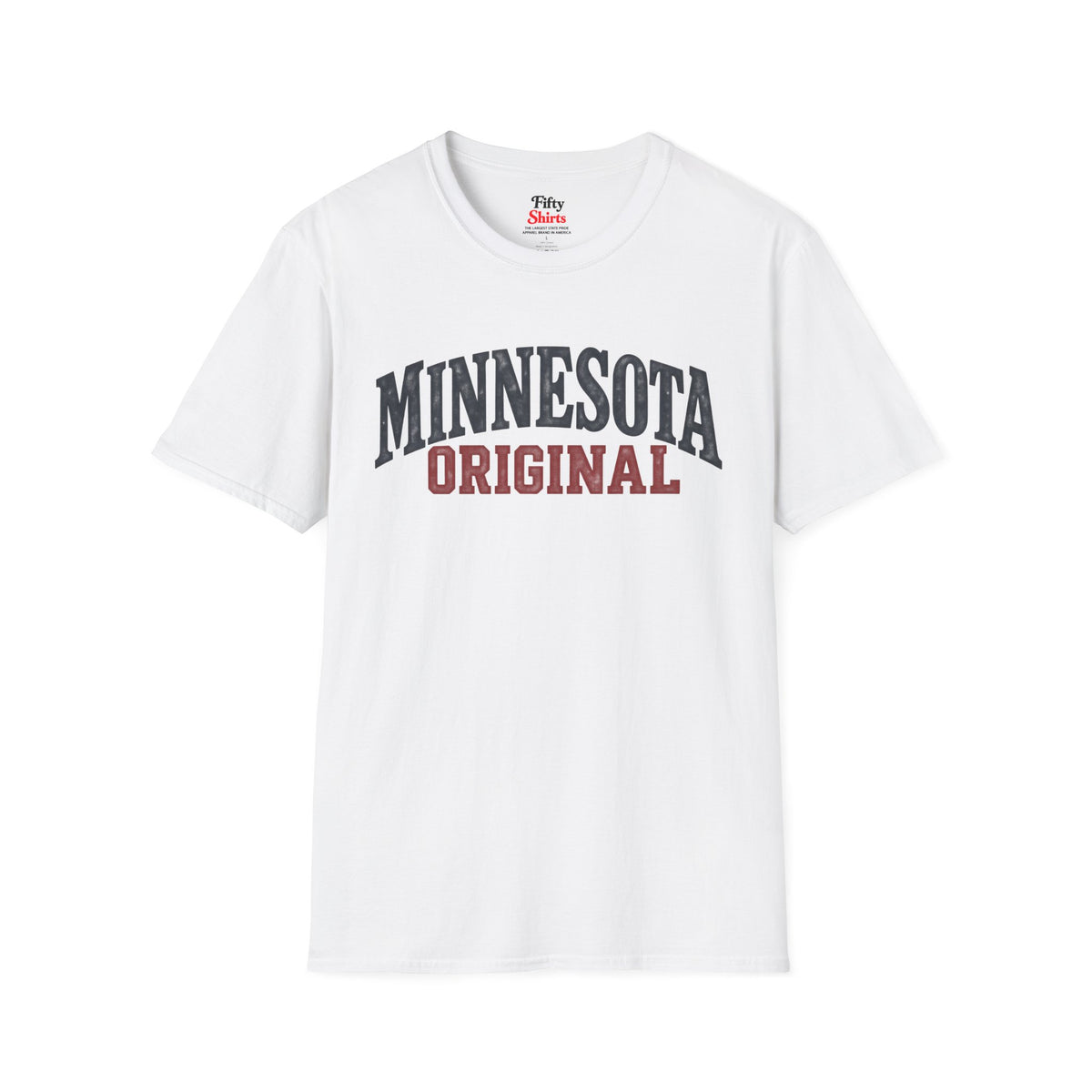 Minnesota Original Unisex Softstyle T Shirt State Name Graphic Tee