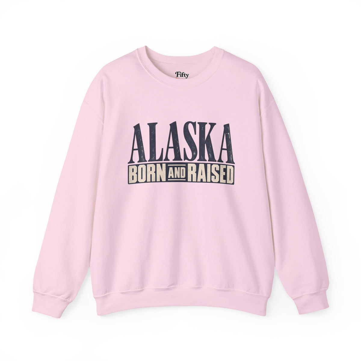 Alaska Born and Raised Premium Heritage Unisex Sweatshirt Graphic