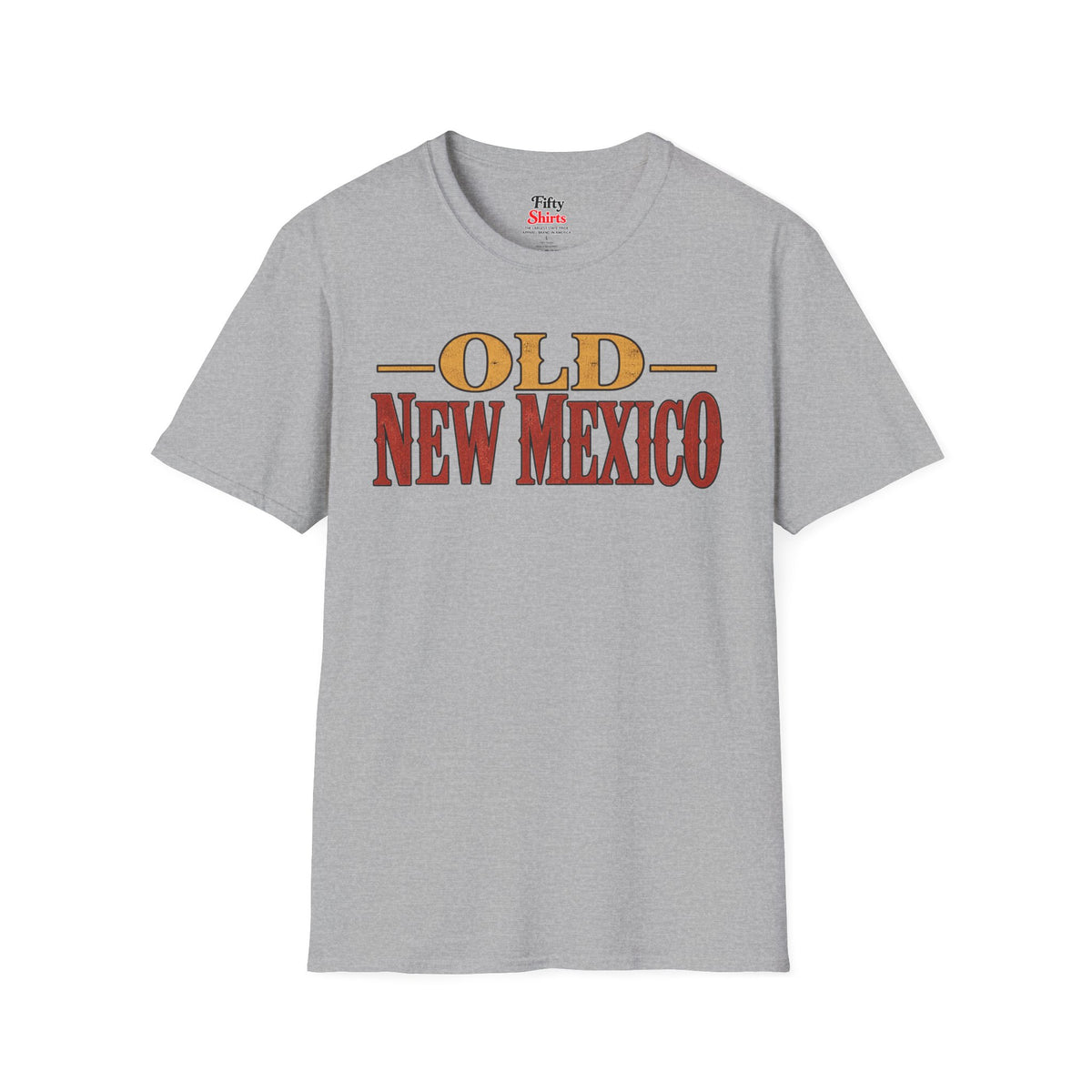 Old New Mexico Unisex Softstyle T Shirt State Name Graphic Tee