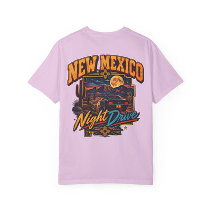 New Mexico Night Drive Unisex Comfort Color 1717 Streetwear Graphic Tee