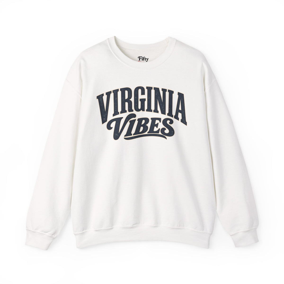Virginia Vibes Unisex Crewneck Sweatshirt State Name Graphic