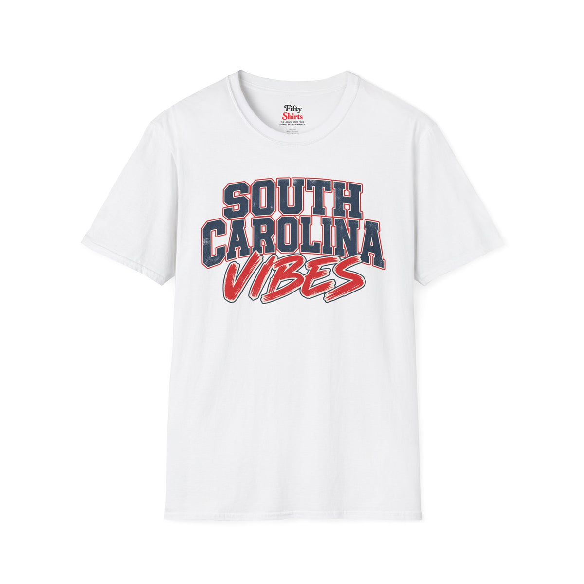South Carolina Vibes Unisex Softstyle T Shirt State Name Graphic Tee