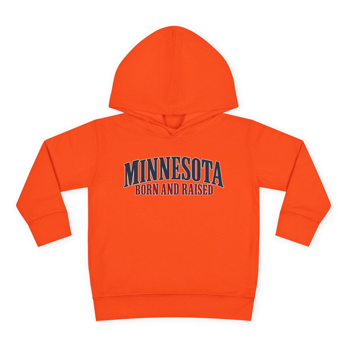 Minnesota Born and Raised Luxury Heritage Unisex Toddler Pullover Fleece Hoodie