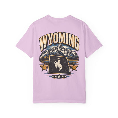 Wyoming State Pride Unisex Comfort Color 1717 Streetwear Graphic Tee