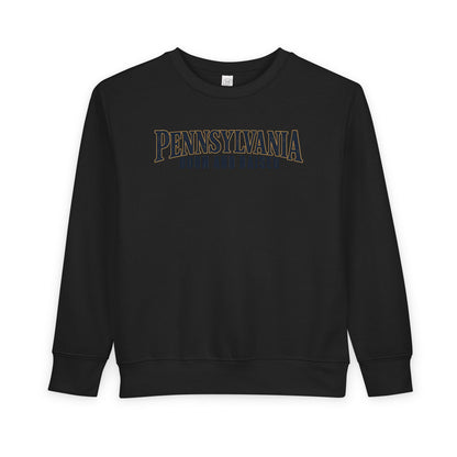 Pennsylvania Born and Raised Premium Heritage Unisex Toddler Sweatshirt