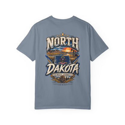 North Dakota Street Legacy Unisex Comfort Color 1717 Streetwear Graphic Tee
