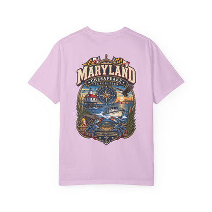 Maryland Bay Expedition Unisex Comfort Color 1717 Streetwear Graphic Tee