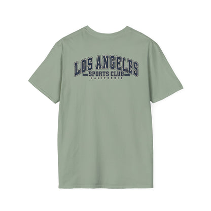 Distressed Los Angeles Sports Club Logo Unisex Softstyle Graphic Tee
