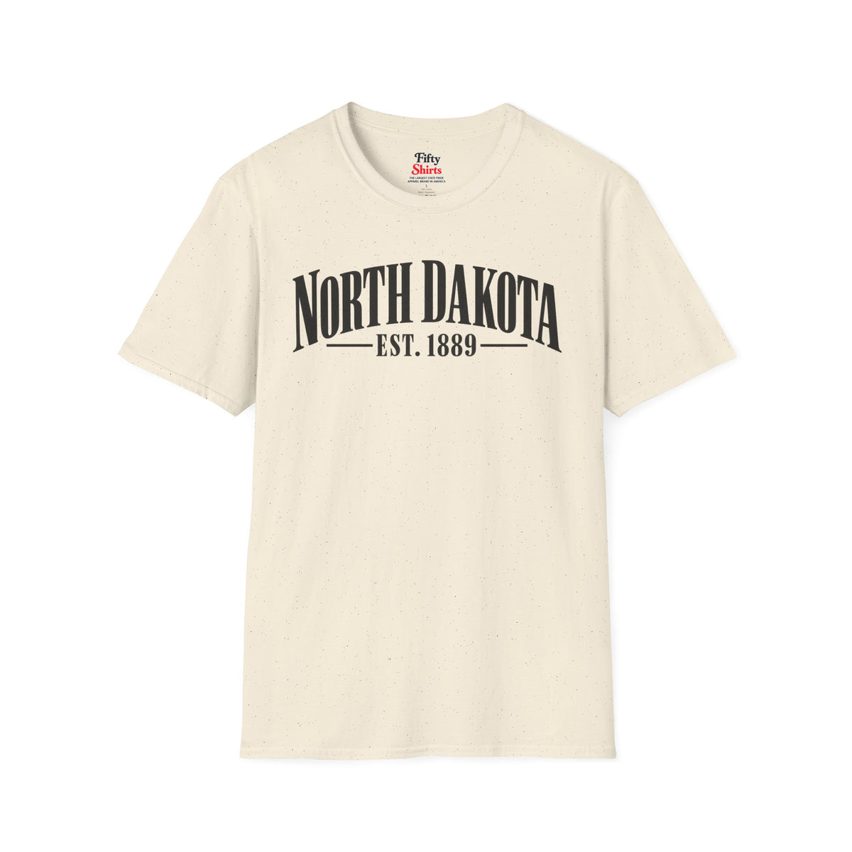 North Dakota Est. 1889 Unisex Softstyle T Shirt State Name Graphic Tee