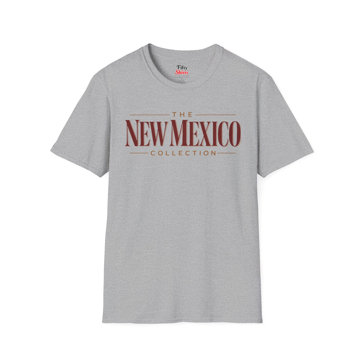 The New Mexico Collection Unisex Softstyle T Shirt State Name Graphic Tee