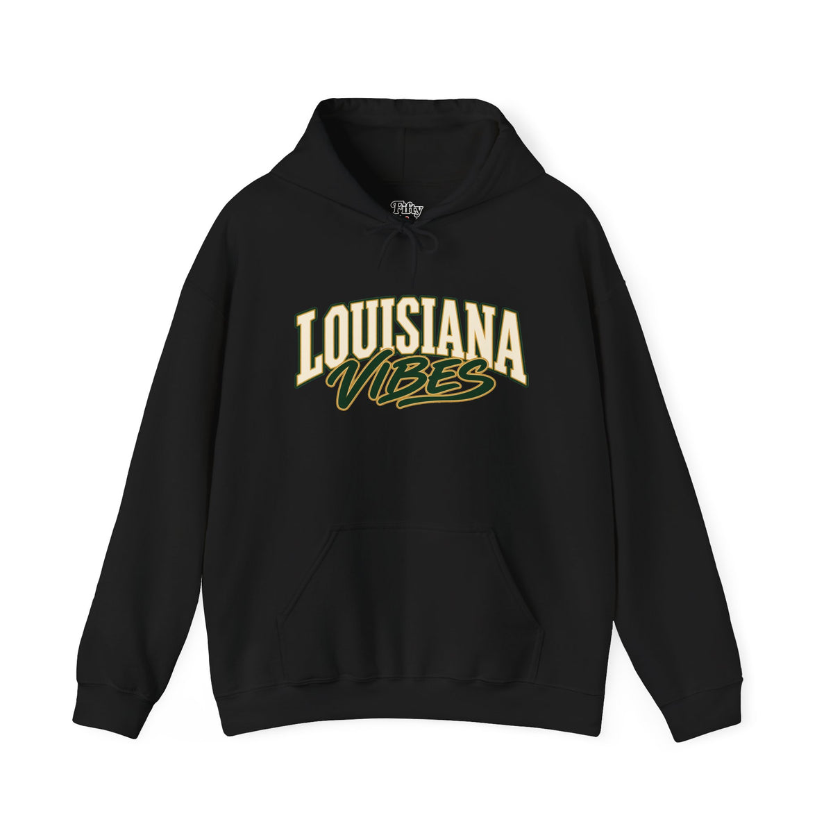 Louisiana Vibes Unisex Hoodie State Name Graphic