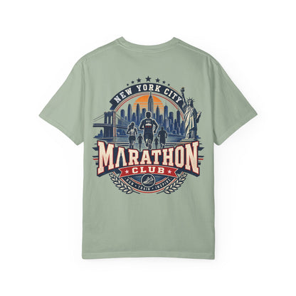 New York City Marathon Club Unisex Comfort Color 1717 Streetwear Graphic Tee