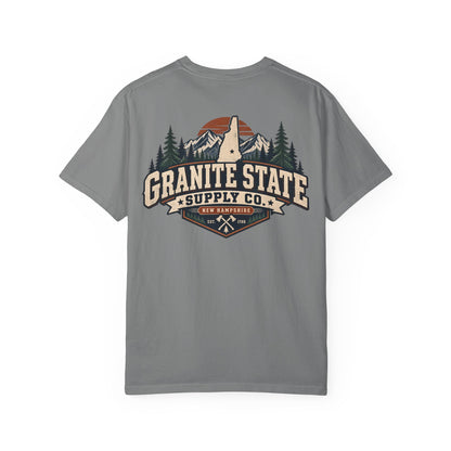 New Hampshire Granite State Supply Co Unisex Comfort Color 1717 Streetwear Graphic Tee