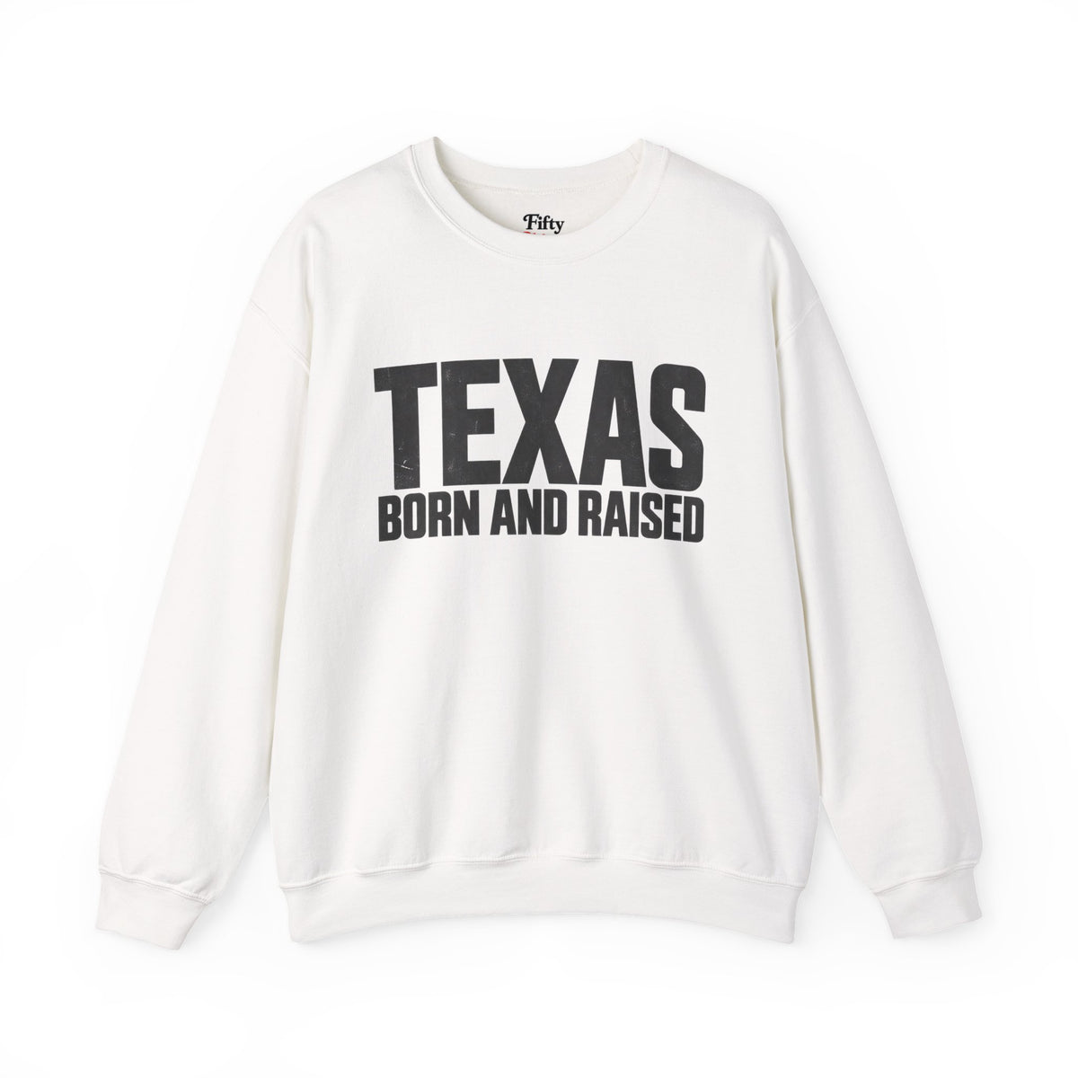Texas Born and Raised Modern Minimal Unisex  Sweatshirt Graphic