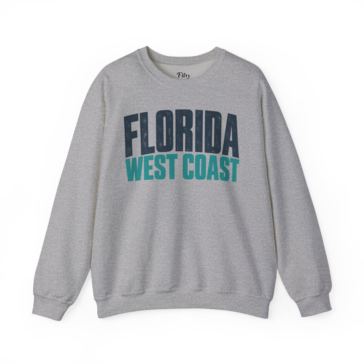 Florida West Coast Unisex Crewneck Sweatshirt State Name Graphic