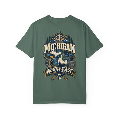 Michigan North East Unisex Comfort Color 1717 Streetwear Graphic Tee