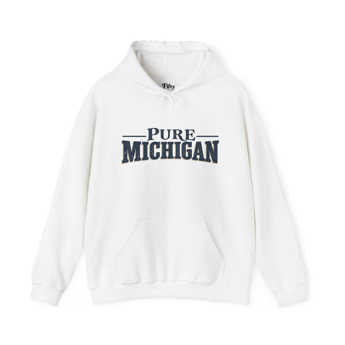 Pure Michigan Unisex Hoodie State Name Graphic