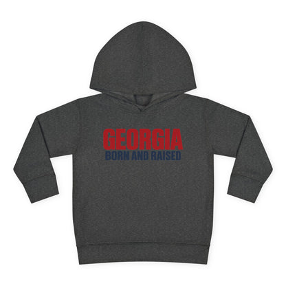 Georgia Born and Raised Minimal Modern Unisex Toddler Pullover Fleece Hoodie
