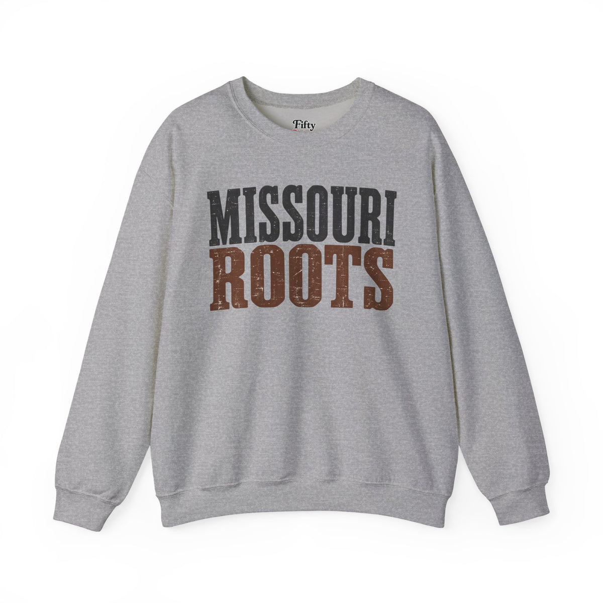 Missouri Roots Unisex Crewneck Sweatshirt State Name Graphic