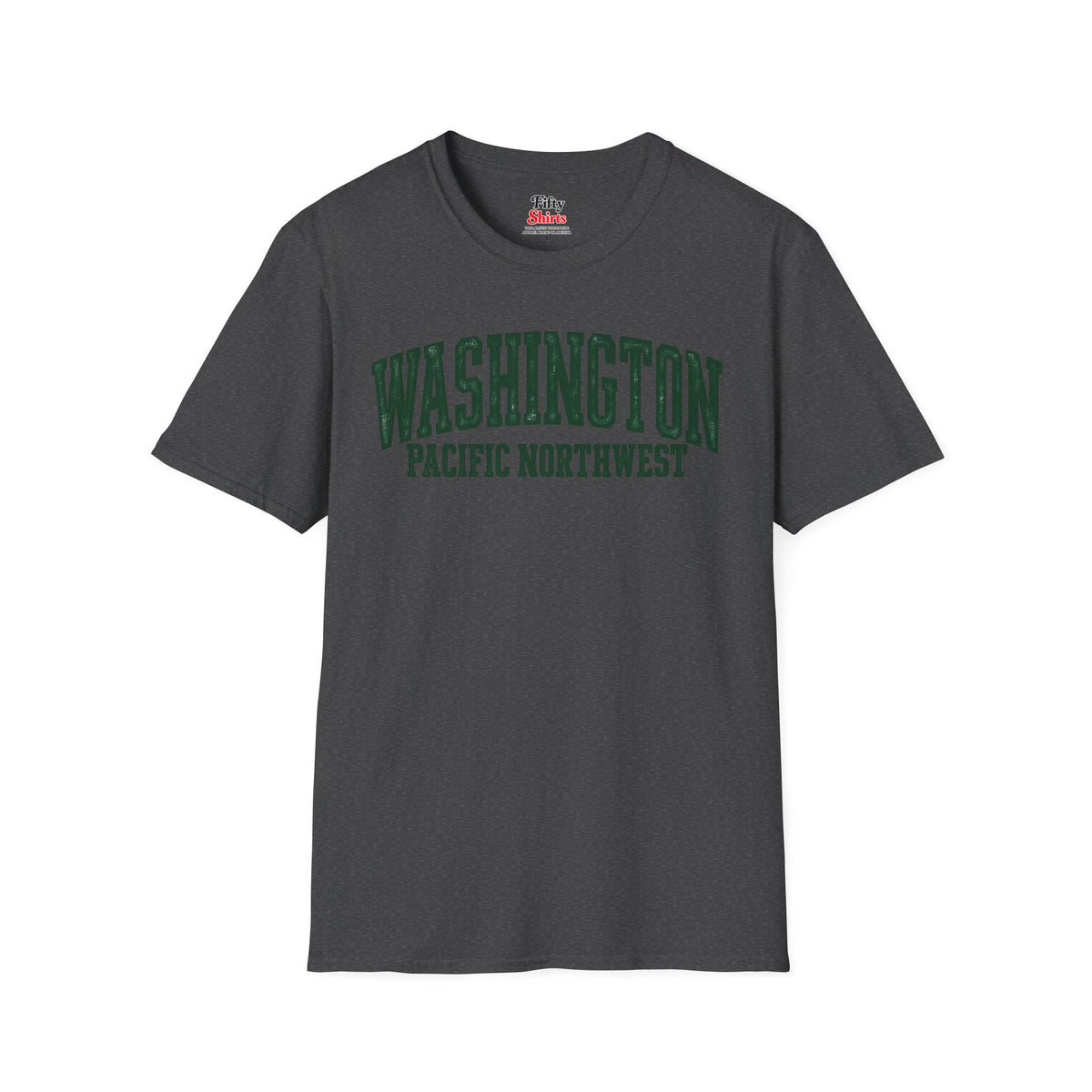 Washington Pacific Northwest Unisex Softstyle T Shirt State Name Graphic Tee