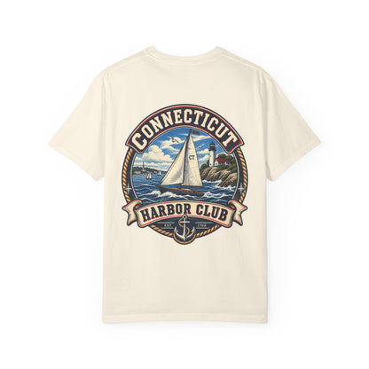Connecticut Harbor Club  Unisex Comfort Color 1717 Streetwear Graphic Tee