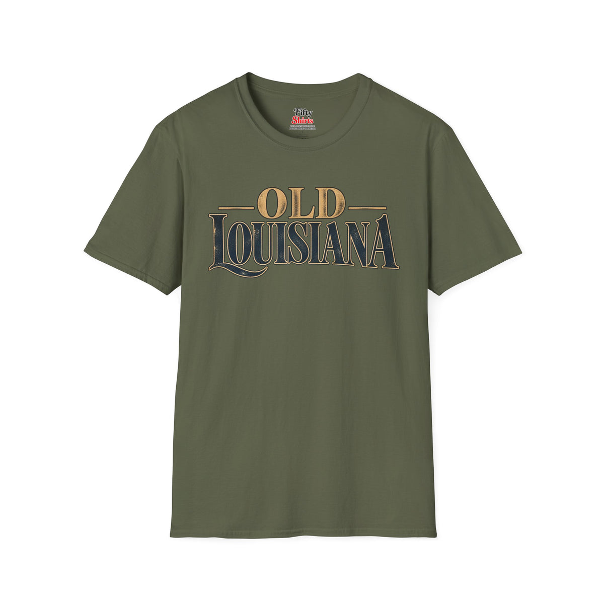 Old Louisiana Unisex Softstyle T Shirt State Name Graphic Tee